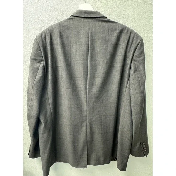 Ralph Lauren Mens Wool Plaid Blazer Sport Coat‎ Gray Brown